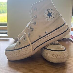 Classic White High-Top Converse All-Stars